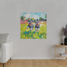 Load image into Gallery viewer, Playful Schnauzer Dogs Canvas Art
