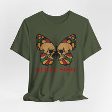 Load image into Gallery viewer, Vintage Rebel Soul Butterfly Tee - Unisex Jersey Short Sleeve Shirt

