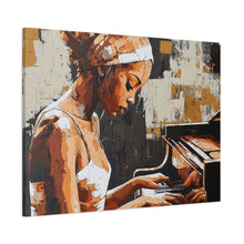 Load image into Gallery viewer, Artistic Piano Canvas, Wall Art, Music Lover Gift, Home Decor, Jazz Wall Art, Unique Artwork
