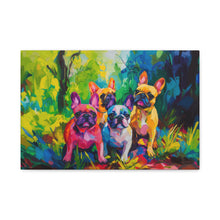 Load image into Gallery viewer, French Bulldog Canvas Art
