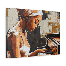 Load image into Gallery viewer, Artistic Piano Canvas, Wall Art, Music Lover Gift, Home Decor, Jazz Wall Art, Unique Artwork
