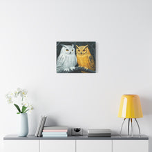 Load image into Gallery viewer, Owl Lovers Matte Canvas Print - Stretched Wall Art
