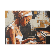 Load image into Gallery viewer, Artistic Piano Canvas, Wall Art, Music Lover Gift, Home Decor, Jazz Wall Art, Unique Artwork
