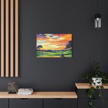 Load image into Gallery viewer, Vibrant Golf Sunset Canvas Art
