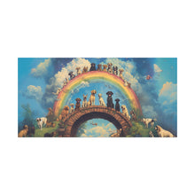 Load image into Gallery viewer, Rainbow Bridge Dog Canvas Artwork - Pet Lovers Home Decor
