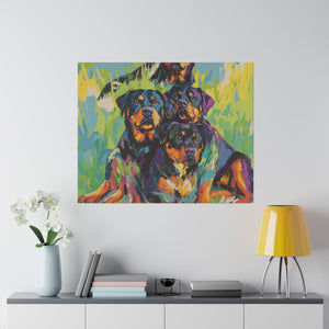 Rottweilers Canvas Art