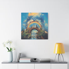 Load image into Gallery viewer, Rainbow Bridge Dog Canvas Artwork - Pet Lovers Home Decor
