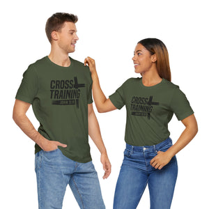 Faith Inspired Unisex Jersey Tee - 'Cross Training' with John 3:16
