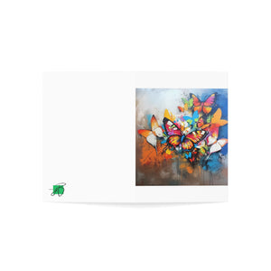 Colorful Butterfly Greeting Cards - Set of 1, 10, 30, or 50