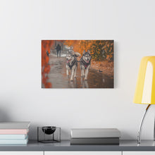 Load image into Gallery viewer, Husky Wall Art Canvas - Autumn Vibes Home Decor
