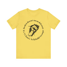 Load image into Gallery viewer, Empowering Unisex Jersey Tee - 'Broken Doesn’t Mean Defeated'
