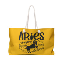 Load image into Gallery viewer, Weekender Bag - Aries
