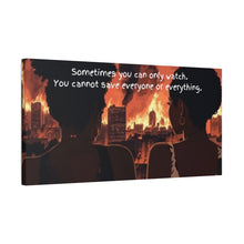Load image into Gallery viewer, Inspirational Canvas Art – "Sometimes You Can Only Watch"

