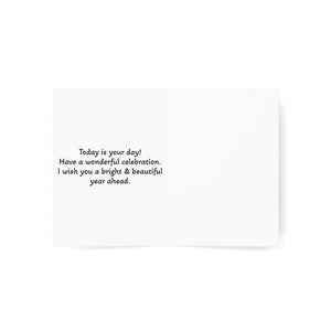 Colorful Birthday Greeting Cards - Set of 1, 10, 30, or 50 - Celebrate with Joy!