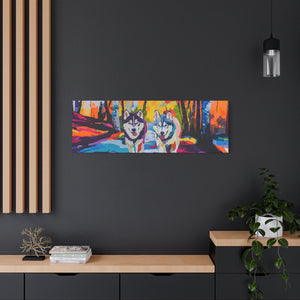 Husky Canvas Art