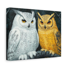 Load image into Gallery viewer, Owl Lovers Matte Canvas Print - Stretched Wall Art
