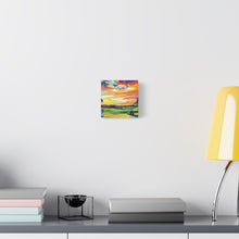 Load image into Gallery viewer, Vibrant Golf Sunset Canvas Art
