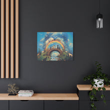 Load image into Gallery viewer, Rainbow Bridge Dog Canvas Artwork - Pet Lovers Home Decor
