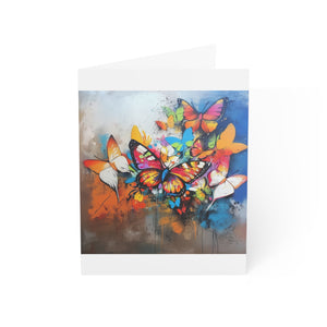 Colorful Butterfly Greeting Cards - Set of 1, 10, 30, or 50