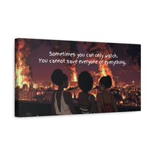 Load image into Gallery viewer, Inspirational Wall Art Canvas - "Sometimes You Can Only Watch" - Empowering Home Decor
