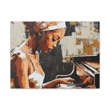 Load image into Gallery viewer, Artistic Piano Canvas, Wall Art, Music Lover Gift, Home Decor, Jazz Wall Art, Unique Artwork
