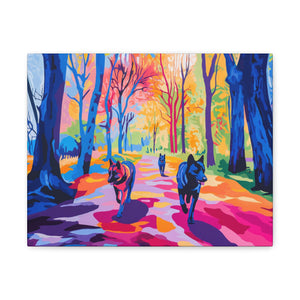 German Shepherd Canvas Art