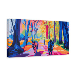 German Shepherd Canvas Art