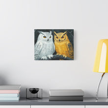 Load image into Gallery viewer, Owl Lovers Matte Canvas Print - Stretched Wall Art
