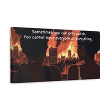 Load image into Gallery viewer, Inspirational Canvas Art – "Sometimes You Can Only Watch"
