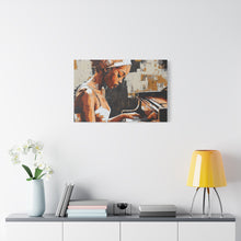 Load image into Gallery viewer, Artistic Piano Canvas, Wall Art, Music Lover Gift, Home Decor, Jazz Wall Art, Unique Artwork
