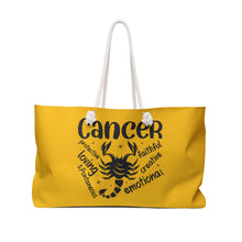 Load image into Gallery viewer, Weekender Bag - Cancer
