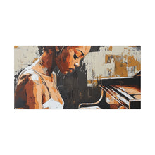 Load image into Gallery viewer, Artistic Piano Canvas, Wall Art, Music Lover Gift, Home Decor, Jazz Wall Art, Unique Artwork
