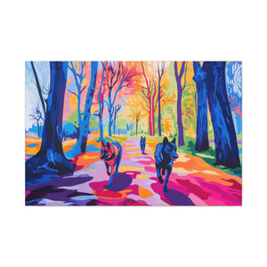German Shepherd Canvas Art