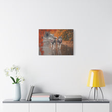 Load image into Gallery viewer, Husky Wall Art Canvas - Autumn Vibes Home Decor
