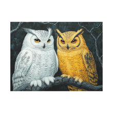 Load image into Gallery viewer, Owl Lovers Matte Canvas Print - Stretched Wall Art
