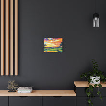 Load image into Gallery viewer, Vibrant Golf Sunset Canvas Art
