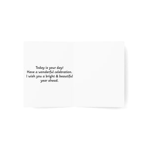 Colorful Birthday Greeting Cards - Set of 1, 10, 30, or 50 - Celebrate with Joy!