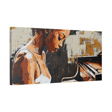 Load image into Gallery viewer, Artistic Piano Canvas, Wall Art, Music Lover Gift, Home Decor, Jazz Wall Art, Unique Artwork
