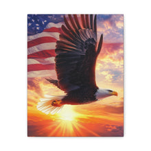 Load image into Gallery viewer, Patriotic Eagle Canvas Wall Art
