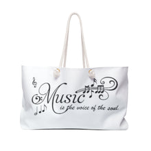 Load image into Gallery viewer, Weekender Bag - Music
