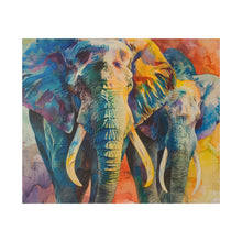Load image into Gallery viewer, Colorful Elephants
