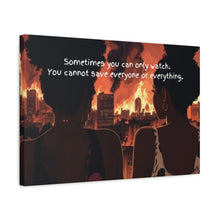 Load image into Gallery viewer, Inspirational Canvas Art – "Sometimes You Can Only Watch"
