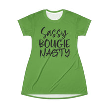 Load image into Gallery viewer, T-Shirt Dress (AOP) - Sassy
