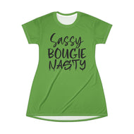 T-Shirt Dress (AOP) - Sassy