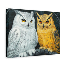 Load image into Gallery viewer, Owl Lovers Matte Canvas Print - Stretched Wall Art
