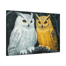 Load image into Gallery viewer, Owl Lovers Matte Canvas Print - Stretched Wall Art

