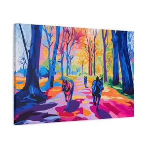 German Shepherd Canvas Art