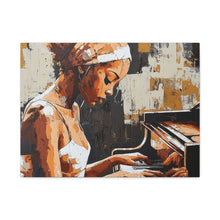 Load image into Gallery viewer, Artistic Piano Canvas, Wall Art, Music Lover Gift, Home Decor, Jazz Wall Art, Unique Artwork

