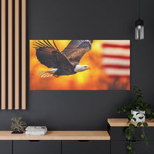 Load image into Gallery viewer, Patriotic Eagle Canvas Art - Inspirational Home Decor
