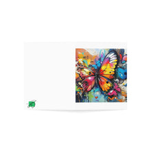 Load image into Gallery viewer, Vibrant Butterfly Greeting Cards - Set of 1, 10, 30, or 50pcs
